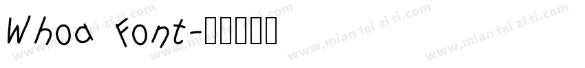 Whoa Font字体转换